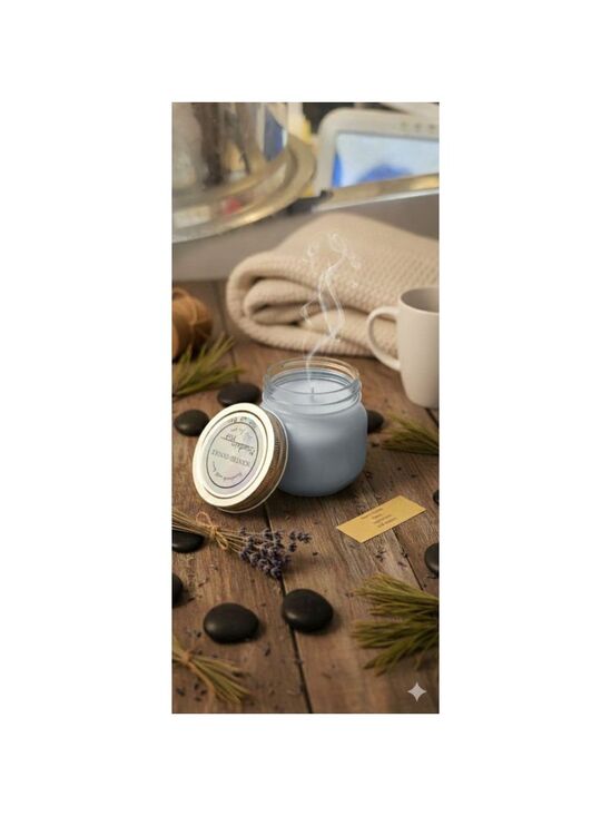 Handmade Other - Artisan Vegan Soy Wax Candle 8 oz  Glass Mason Jar